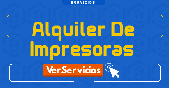 ALQUILER DE impresoras