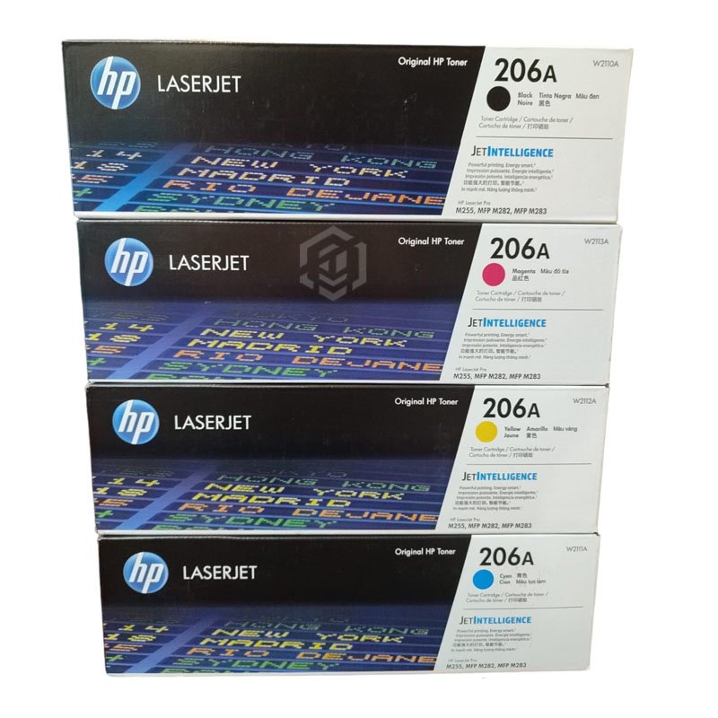 Tóner HP 206a Pack 4 Colores Original LaserJet Pro M255dw