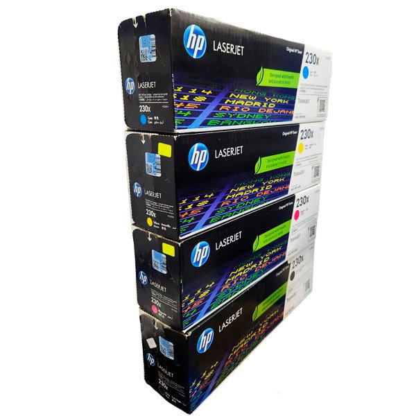 Kit de Tóner HP 230x Magenta Yellow Cyan Black