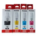 Kit de Tinta Canon GI-10 Negro 8,300 pág Colores 7,700 pág