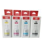 Tinta Canon GI-16 Kit 4 colores Black, yellow, cyan, magenta