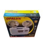 Lampara De Emergencia Slim 48 Led 2400lm 9101-4smd Opalux